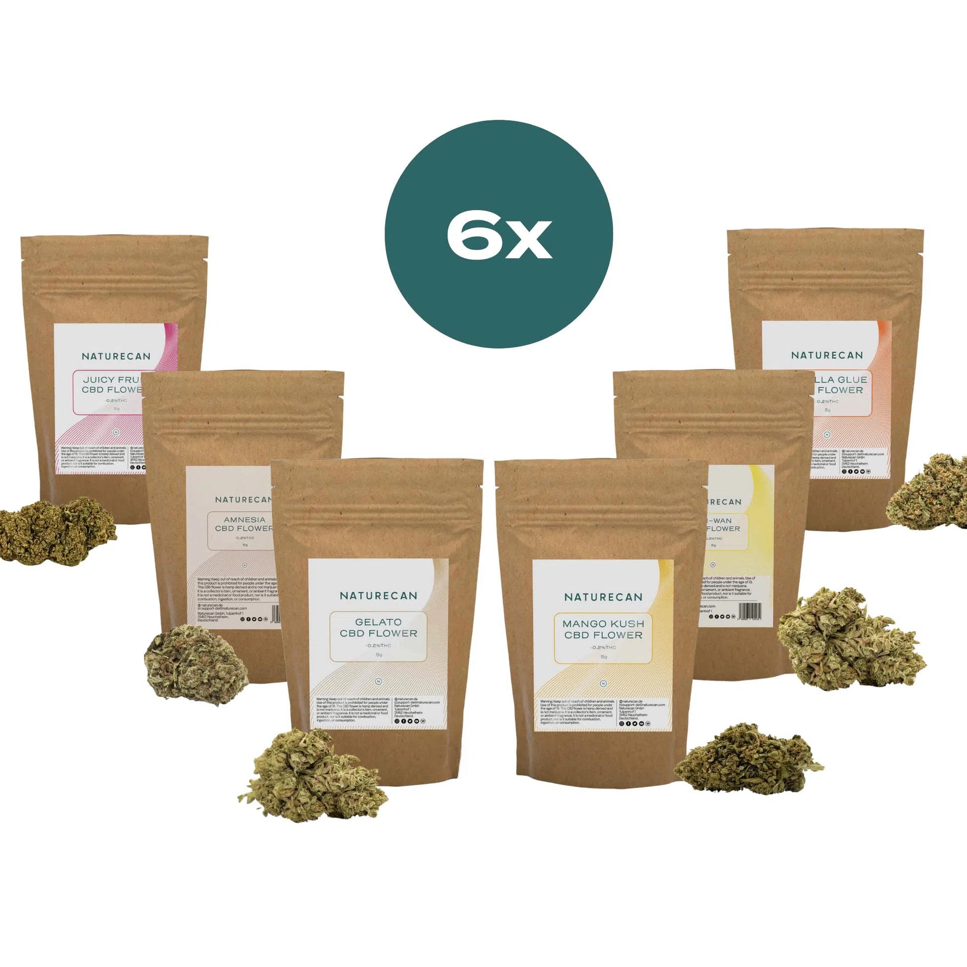 CBD Bloemen - Proefpakket